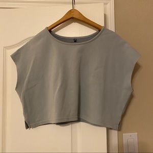 Soft Cotton boxy crop top